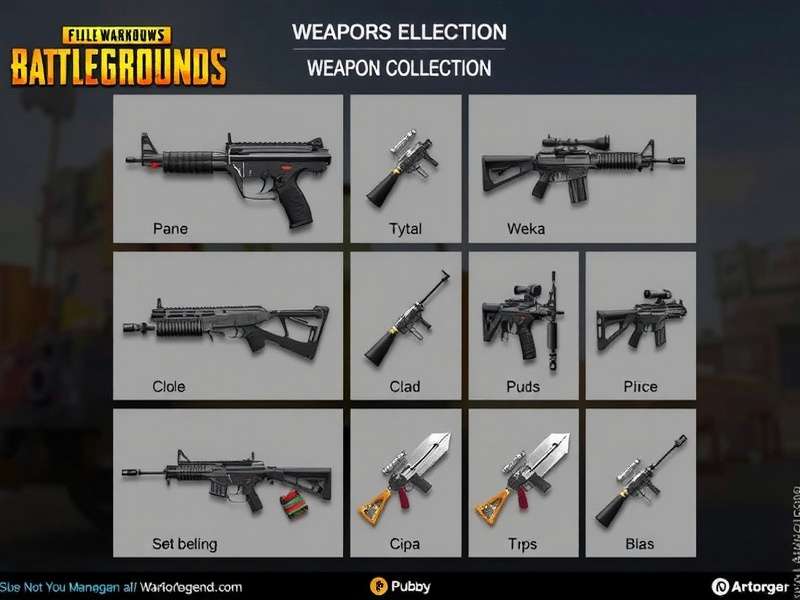 PUBG Warlord Warrior Legend Weapons Collection - Indian Version
